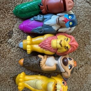 Lion king character toy set